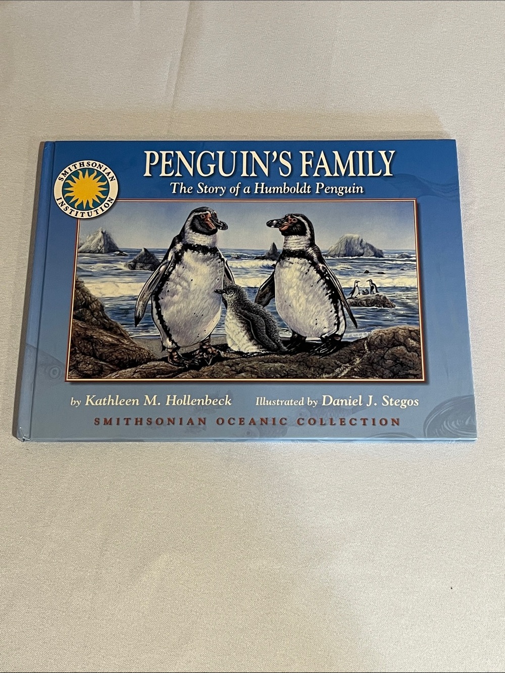 Penguin's Family — Smithsonian Hardcover Children's Book (Blue)